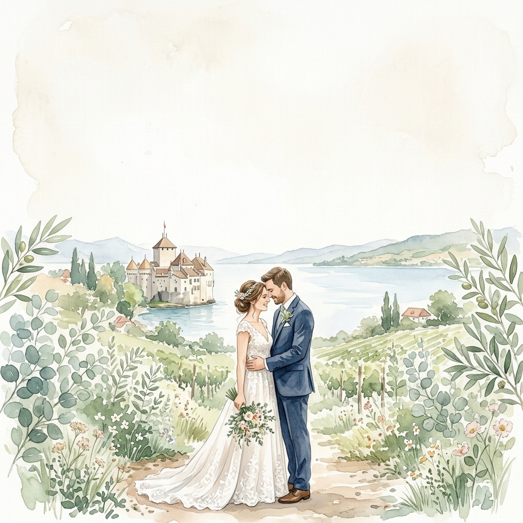 Lucas & Sophia's Sage & Gold