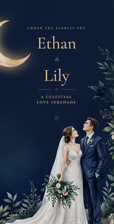 Ethan & Lily's Midnight Starry Serenade Hero Page